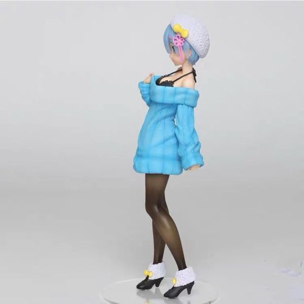 Фигурка Rem Re Zero Рем в голубом свитере Жизнь в альтернативном мире с нуля 23&nbsp;см&nbsp;anime&nbsp;RZ 22.103 WST anime RZ 22.103 фото
