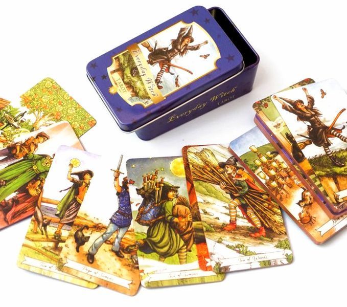 Карты Таро Ведьма каждый день Everyday Witch Tarot в металлической коробке 2569389279 фото