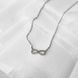 Кольє срібне з фіанітами Нескінченність Rhodium 925 40 см + 5 см 5213-01SR-597-1 фото 3