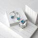 Кільце Цефеїда dark aquamarine 6 мм 925 18.5 136-11102S05-5073k фото 3