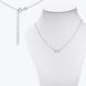 Кольє срібне з фіанітами Нескінченність Rhodium 925 40 см + 5 см 5213-01SR-597-1 фото 2