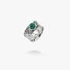 Кольцо Цефеида emerald 6мм 925 17.5 136-11102S04-5073k фото 1