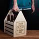 Ящик для пива "Тато №1 в усьому світі" для 6 пляшок, українська BD-beerbox-29 фото 2