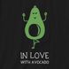 Екосумка "In love with avocado", Чорний, англійська 2603864249 фото 4