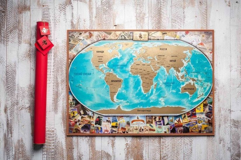 Скретч карта My Maps Vintage edition в наборе для любимого человека In Love 2355722403 фото