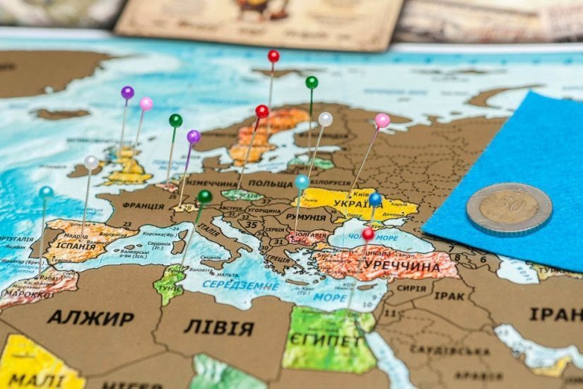 Скретч карта My Maps Vintage edition в наборе для любимого человека In Love 2355722403 фото