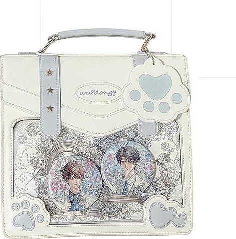 Сумка через плечо Кошачья Лапка прозрачная белая 25х25 см bag CH B ST 02 2797017148 фото