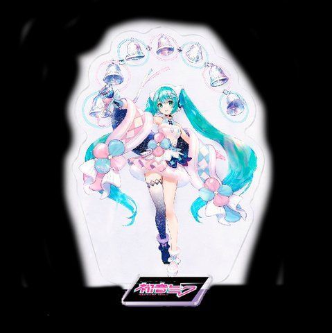Акрилова фігурка Хацуне Міку дзвіночок Hatsune Miku 10 см 2490864023 фото