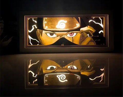 Светильник ночник 3D Наруто Какаши Хатаке Naruto Kakashi Hatake 20 см NL3D N KH NL3D N KH фото