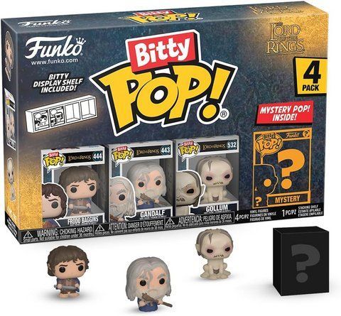 Набор Фигурок Bitty Pop Властелин Колец The Lord of the Rings 4 Pack 3 см BP TLR 4P1 BP TLR 4P1 фото
