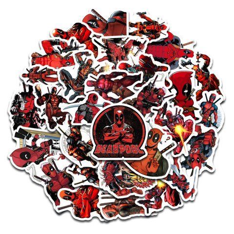 Стікерпак Набір наклейок GeekLand Deadpool&nbsp;Дедпул 45 штук SP DP 01 SP DL 01 фото