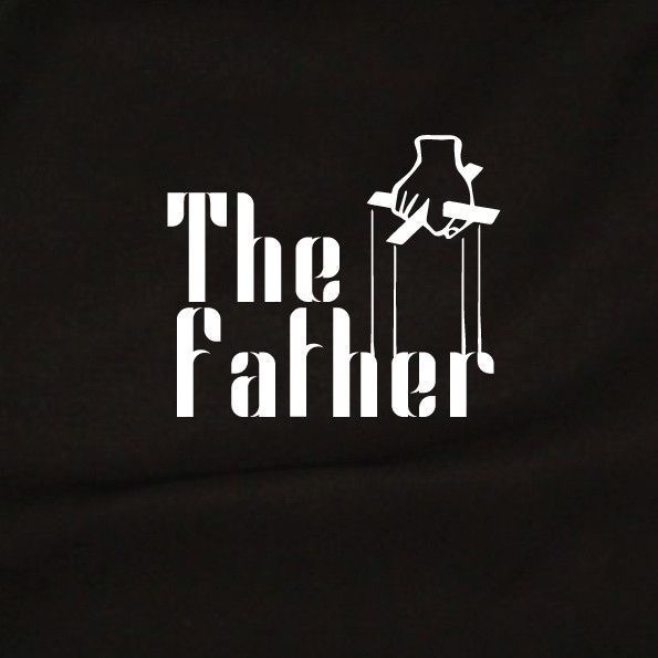 Фартук "The Father", Чорний, Black, англійська BD-ff-21 фото