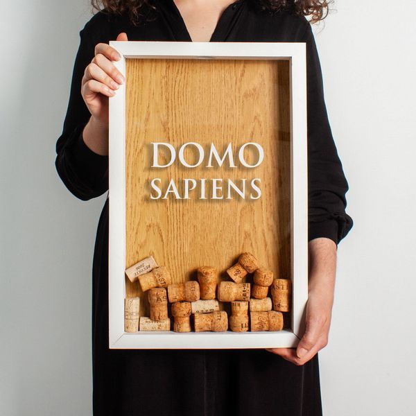 Копилка для винных пробок "Domosapiens", Белый-коричневий, английский 2603839740 фото