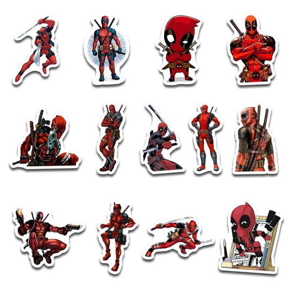 Стикерпак Набор наклеек GeekLand Deadpool&nbsp;Дэдпул 45 штук SP DL 01 SP DL 01 фото