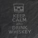 Подставка из сланца "Keep calm and drink whiskey", Чорний, Black, англійська BD-sl-04 фото 3