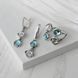 Сережки Ліриди mix Aqua Bohemia 925 70-11104S006-5065s фото 6