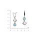 Сережки Ліриди mix Aqua Bohemia 925 70-11104S006-5065s фото 3