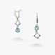Сережки Ліриди mix Aqua Bohemia 925 70-11104S006-5065s фото 2