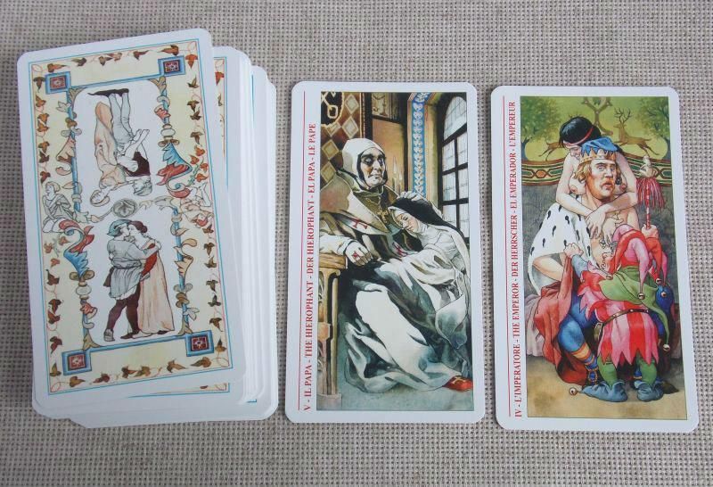 Подарунковий набір таро Декамерон Decameron Tarot з книгою 1254294560 фото