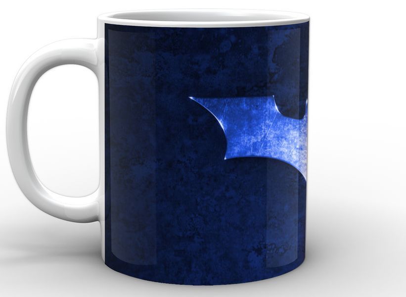 Кружка GeekLand белая Бэтмен Batman batman красно-синий знак BM.02.063 BM.02.063 фото