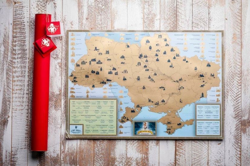 Скретч карта My Maps Native edition в наборе для любимого человека In Love 2355722404 фото