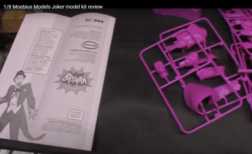 Фігурка Joker Джокер&nbsp;Batman Classic 1966 TV Series Model Kit 11см Moebius 956 J WST Moebius 956 J фото