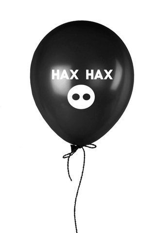 Кулька надувна "Нах нах", Чорний, Black, російська HK-shar-59 фото