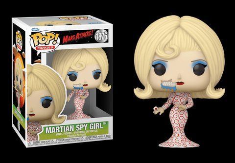 Фігурка Funko Pop Фанко Поп&nbsp;Mars Attacks Марс атакує Martian Spy Girl Марсіанська шпигунка MA MSG 1876 2661513986 фото