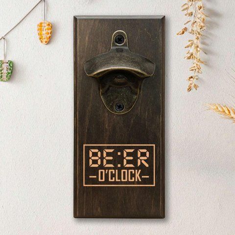 Открывачка для бутылок "Beer o'clock", тонированная 2632568847 фото
