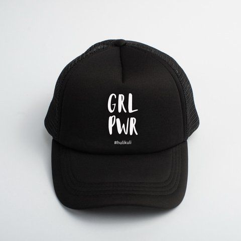 Кепка "GRL PWR", Чорний, англійська 2603873273 фото