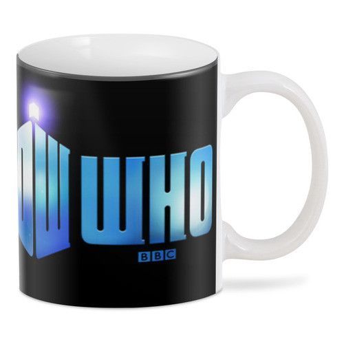 Кружка GeekLand Doctor Who Доктор Кто лого белая DW.02.010.863 1757916623 фото