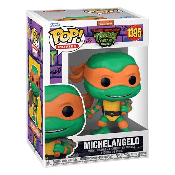 Фигурка Funko Pop Фанко Поп Черепашек-ниндзя TMNT Микеланджело Michelangelo 10см&nbsp;FP TMNT M 1395 FP TMNT M 1395 фото