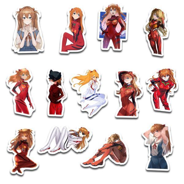 Стикерпак Набор наклеек GeekLand Евангелион Evangelion Аска Лэнгли Asuka Langley 45 штук SP AL 01 SP AL 01 фото