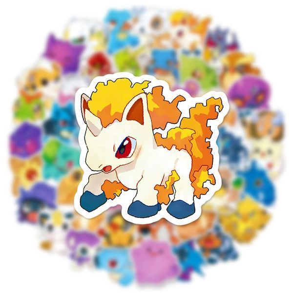 Стикерпак Покемон Набор наклеек GeekLand Pokemon 50 штук 2881880163 фото
