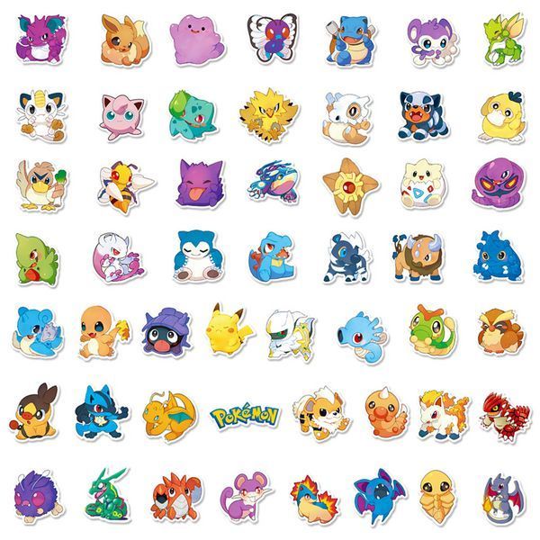 Стикерпак Покемон Набор наклеек GeekLand Pokemon 50 штук 2881880163 фото