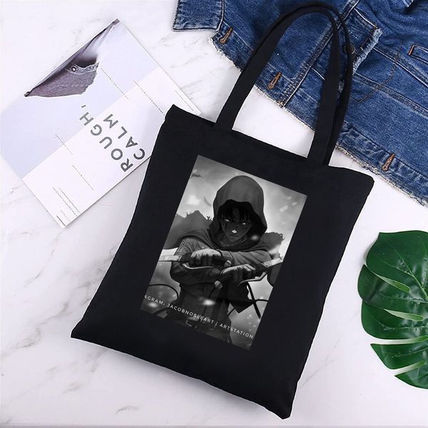 Шоппер эко-сумка Атака на титанов Attack on Titan Леви Аккерман BAG AL 20 BAG AL 20 фото