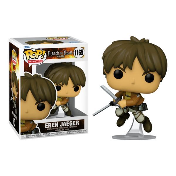 Фигурка Funko Pop Фанко Поп Эрен Йегер Eren Jaeger Атака титанов Attack on Titan 10 см AT EJ 1165 AT K 1166 фото