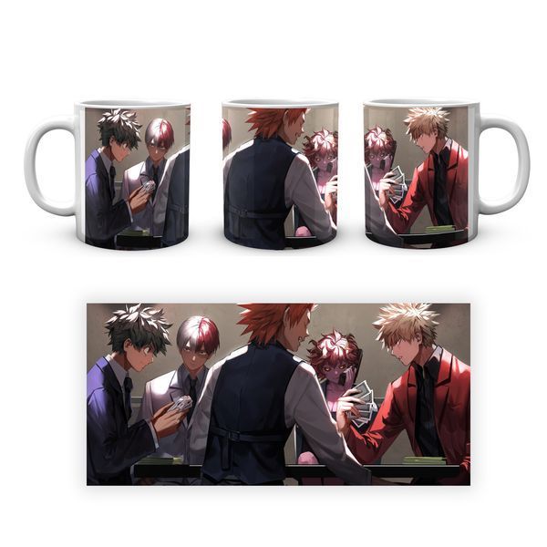 Кружка GeekLand My Hero Academia Моя геройська академія Мідорія&nbsp;Шото Бакуго Кірішима&nbsp;MHA 02.84 1757911369 фото