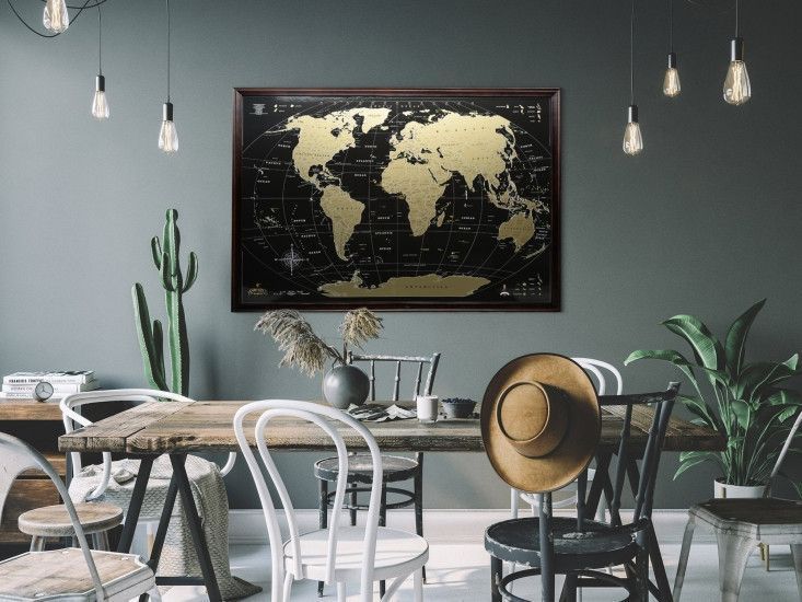 Скретч карта My Maps Black edition на Английском в тубусе 2276649029 фото