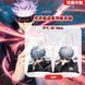 Шоппер еко-сумка Магічна битва Jujutsu Kaisen 36 х 33 см двосторонній 2458128980 фото 2