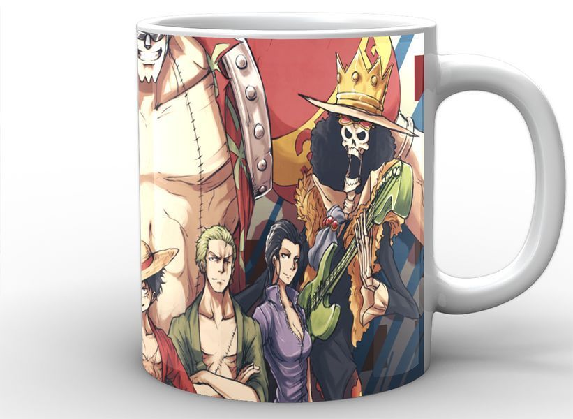 Кружка Geek Land белая Большой куш One Piece все персонажи OP.02.003 OP.02.003 фото