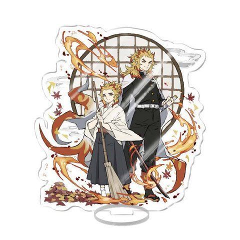 Акриловая фигурка Клинок рассекающий демонов Ренгоку Kimetsu no Yaiba Rengoku 16 см 2454090035 фото