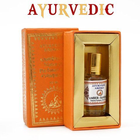 Парфюмерное масло Амбр Сандал Ayurvedic Amber Sandal 10ml. 2836858894 фото