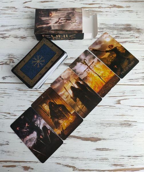 Картки Рунічне таро Runic Tarot зменшена колода 6х10 см 2288824033 фото