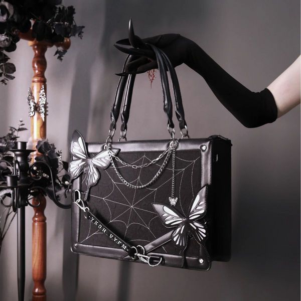 Сумка в стилі Лоліта чорна Lolita&nbsp;Bag Black 35x25x10 см 3046724578 фото