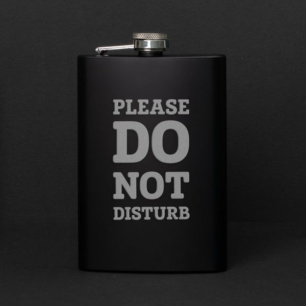 Фляга "Please do not disturb", английский, Крафтовая коробка 2603815230 фото