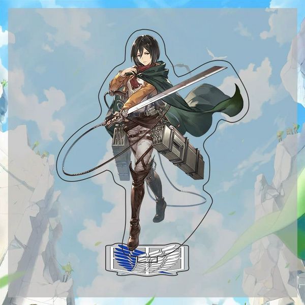Акрилова фігурка Атака титанів Мікаса Attack on Titan Mikasa 16 см 2454090057 фото