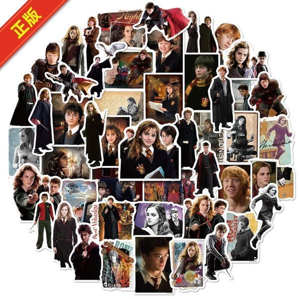 Стікерпак Гаррі Поттер Набір наклейок GeekLand Harry Potter 50 штук 2457177167 2881876020 фото