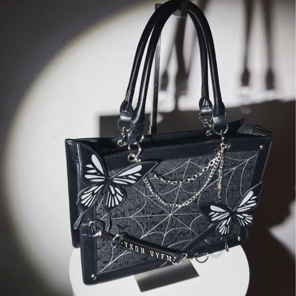Сумка в стилі Лоліта чорна Lolita&nbsp;Bag Black 35x25x10 см 3046724578 фото