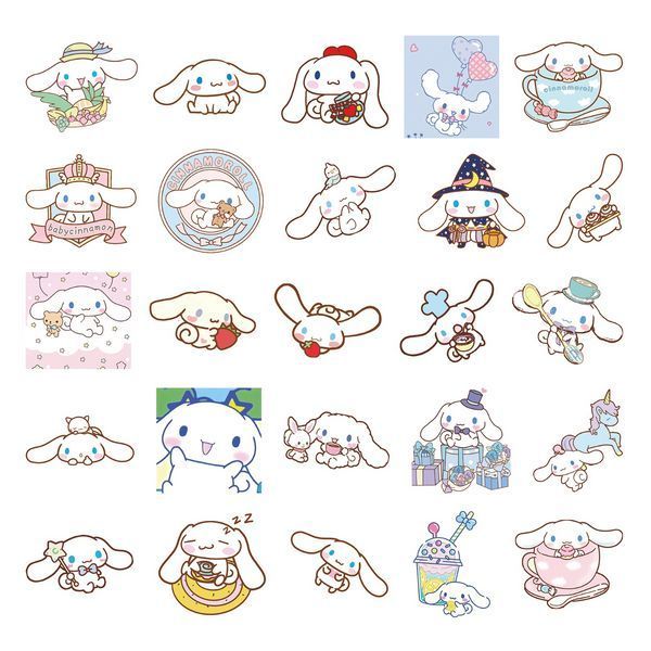 Стикерпак Набір наклейок GeekLand Hello Kitty Cinnamoroll Хелло Кітті Сіноморол 50 штук 2881880144 фото